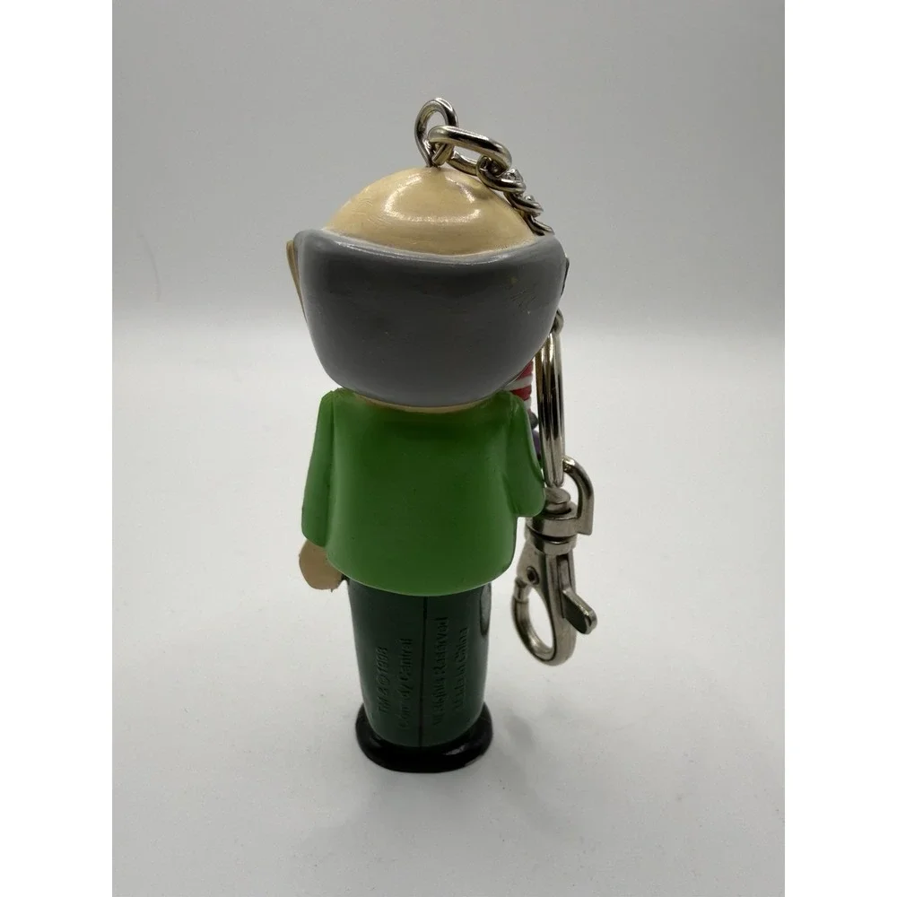 Vintage 1998 South Park Mr. Garrison & Hat Comedy Central PVC Keychain Rare